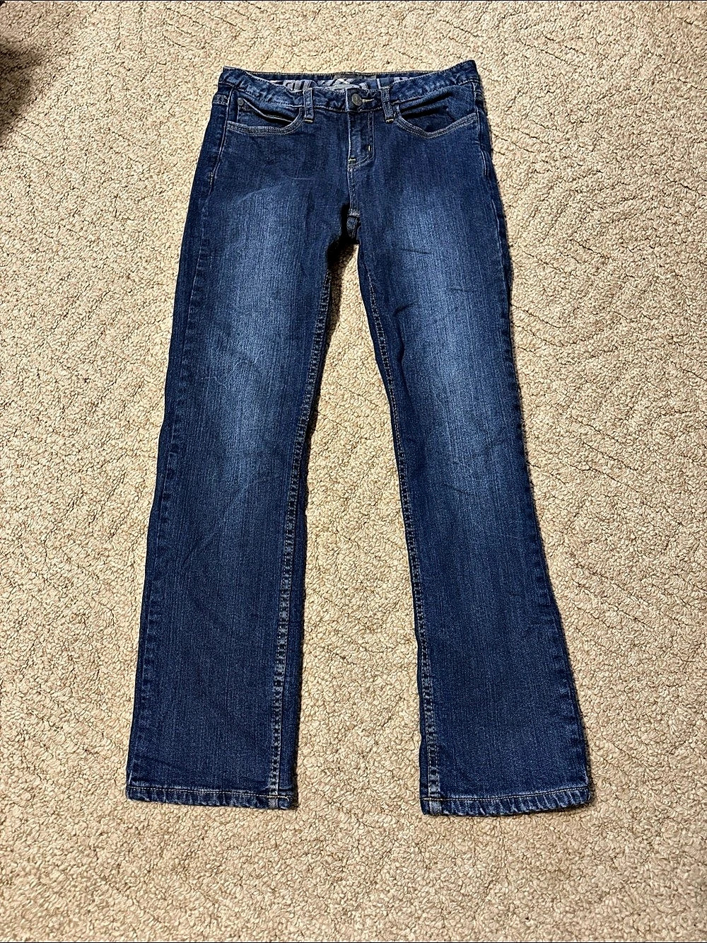 Prana Boot Cut Jeans in Blue Waist 2